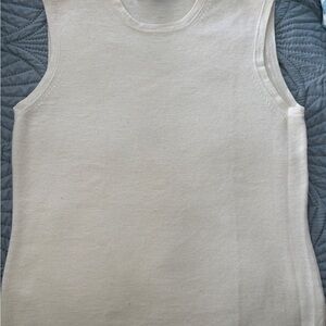 Carolina Herrera silk cashmere sleeveless shell